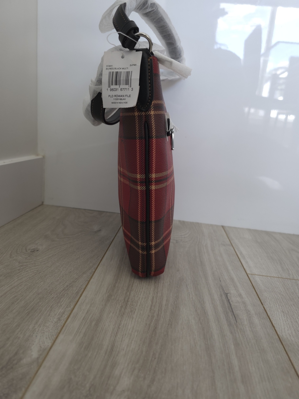 NWT Coach Rowan File Bag - Red Tartan Plaid Crossbody (Brand New) - Picture 4 of 10